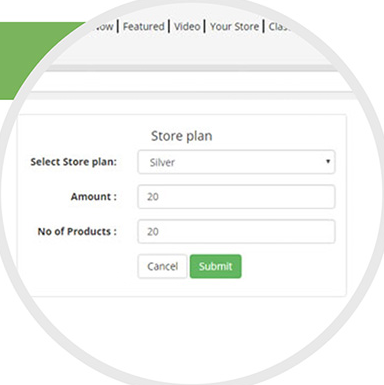 Manage your store in the Mall